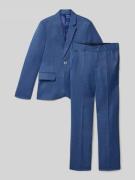 Standar Slim Fit Anzug mit Viskose-Anteil in Bleu, Größe 140