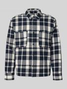 REVIEW Regular Fit Freizeithemd mit Brusttaschen in Ecru, Größe M