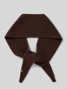 OPUS Schal in Strick-Optik mit Logo-Applikation Modell 'Anotti' in Dun...