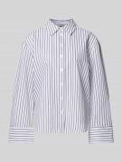 OPUS Relaxed Fit Hemdbluse aus Lyocell-Mix Modell 'Fapo' in Weiss, Grö...