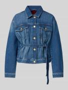 HUGO Regular Fit Jeansjacke aus reiner Baumwolle Modell 'GIZZIE' in Bl...