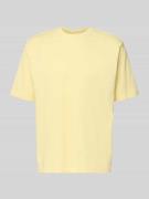 MCNEAL Regular Fit T-Shirt aus reiner Baumwolle in Hellgelb, Größe L