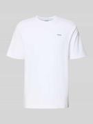 G-Star Raw Regular Fit T-Shirt mit Logo-Print Modell 'True' in Weiss, ...