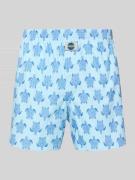 Deal Boxershorts aus reiner Baumwolle Modell 'Schildkröte' in Marine, ...