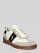 Polo Ralph Lauren Low Top Sneaker aus echtem Leder in Weiss, Größe 40