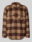 Tommy Jeans Loose Fit Freizeithemd mit Allover-Muster in Mittelbraun, ...