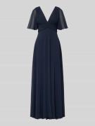 Jake*s Cocktail Regular Fit Abendkleid mit V-Ausschnitt in Marine Mela...