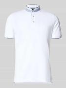 Christian Berg Men Regular Fit Poloshirt aus reiner Baumwolle mit Steh...