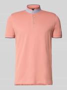 Christian Berg Men Regular Fit Poloshirt aus reiner Baumwolle mit Steh...