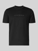 Emporio Armani Regular Fit T-Shirt mit Logo-Detail in Black, Größe L