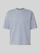 JAKE*S STUDIO MEN Relaxed Fit T-Shirt aus reiner Baumwolle in Rauchbla...