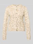Vila Regular Fit Cardigan mit Viskose-Anteil Modell 'Mayas' in Beige, ...