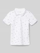 s.Oliver RED LABEL Regular Fit Poloshirt aus reiner Baumwolle in Weiss...