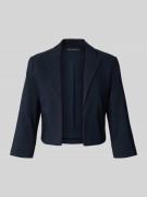 Betty Barclay Cropped Blazer mit Reverskragen in Marine, Größe 38