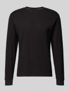 Replay Sweatshirt mit Stehkragen in Black, Größe L