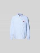 Kenzo Regular Fit Freizeithemd aus Baumwolle in Hellblau, Größe 41