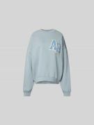 Anine Bing Oversized Sweatshirt aus reiner Baumwoll in Hellblau, Größe...