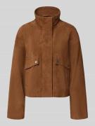 Jake*s Collection Regular Fit Jacke mit Stehkragen in Hazel, Größe 34