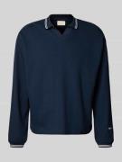Jack & Jones Strickpolo aus reiner Baumwolle Modell 'JORNIAGARA' in Ma...