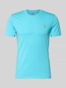 Polo Ralph Lauren Regular Fit T-Shirt aus reiner Baumwolle in Tuerkis ...