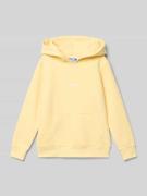 Jack & Jones Hoodie mit Label-Print Modell 'SOHO' in Hellgelb, Größe 1...