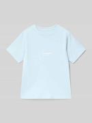 Jack & Jones T-Shirt aus reiner Baumwolle Modell 'SOHO' in Bleu, Größe...