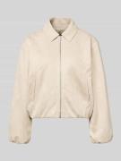 FREE/QUENT Jacke in Leder-Optik mit Eingrifftaschen Modell 'DUVA' in B...