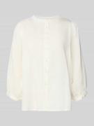 0039 Italy Regular Fit Bluse mit Rundhalsausschnitt Modell 'FAVIOLA' i...