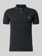 Polo Ralph Lauren Slim Fit Poloshirt aus reiner Baumwolle in Black, Gr...