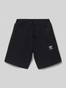 adidas Originals Sweatshorts aus Baumwoll-Mix mit Label-Stitching in B...