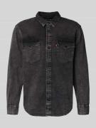 Levi's® Relaxed Fit Jeanshemd mit Brusttaschen Modell 'WESTERN' in Bla...