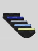 Calvin Klein Underwear Slip aus Baumwoll-Mix im 5er-Pack in Black, Grö...