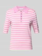 Christian Berg Woman Poloshirt aus Viskose-Mix in Rosa, Größe L
