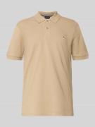 Christian Berg Men Regular Fit Poloshirt mit Stitching in Sand, Größe ...