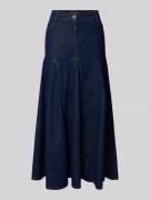 Luisa Cerano Jeansrock im 5-Pocket-Design in Jeansblau, Größe 34