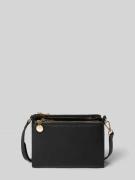 Seidenfelt Handtasche mit Label-Detail Modell 'RYD' in Black, Größe 1