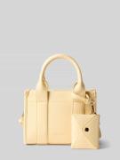 Seidenfelt Handtasche mit Tragehenkel Modell 'MELOY MINI TOTE' in Hell...