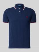 Polo Ralph Lauren Slim Fit Poloshirt aus reiner Baumwolle in Marine, G...