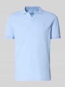 Polo Ralph Lauren Slim Fit Poloshirt aus Baumwoll-Mix in Bleu, Größe L
