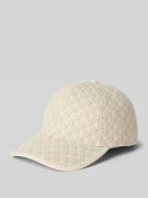 CK Calvin Klein Cap mit Logo-Muster und Label-Badge in Offwhite, Größe...