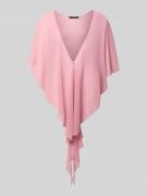 Vera Mont Stola aus Chiffon mit Knopfverschluss in Rosa, Größe L