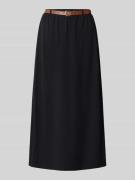 Vero Moda Maxi-Rock aus Baumwoll-Mix Modell 'LUNA' in Black, Größe L