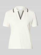 Jake*s Collection Regular Fit Poloshirt mit V-Ausschnitt und Kontrasts...