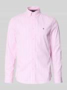Tommy Hilfiger Regular Fit Freizeithemd aus Baumwoll-Popeline in Rosa,...