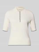Christian Berg Woman Strickshirt aus Viskose-Mix in Offwhite, Größe L