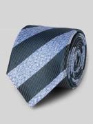 OLYMP Seidenkrawatte im Allover-Look (6,5 cm) in Bleu, Größe 1