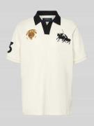Polo Ralph Lauren Regular Fit Poloshirt aus reiner Baumwolle in Offwhi...