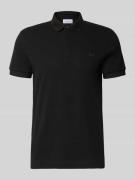 Lacoste Regular Fit Poloshirt aus Baumwoll-Mix in Black, Größe L
