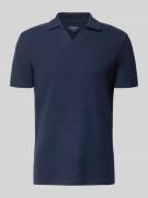 MCNEAL Regular Fit Poloshirt aus Baumwoll-Mix in Dunkelblau, Größe L