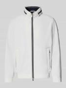 bugatti Regular Fit Jacke mit Stehkragen in Kitt, Größe 26